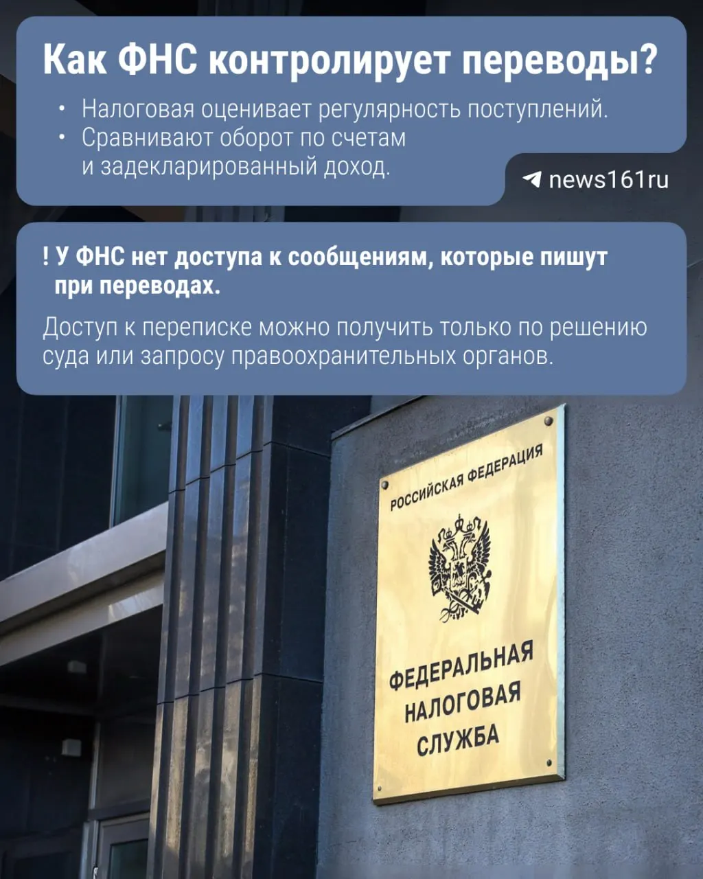 Законопроект предлагает обязать Центробанк передавать ФНС сведения о переводах через Систему быстрых платежей при суммах свыше 2,4 млн ₽ в год.