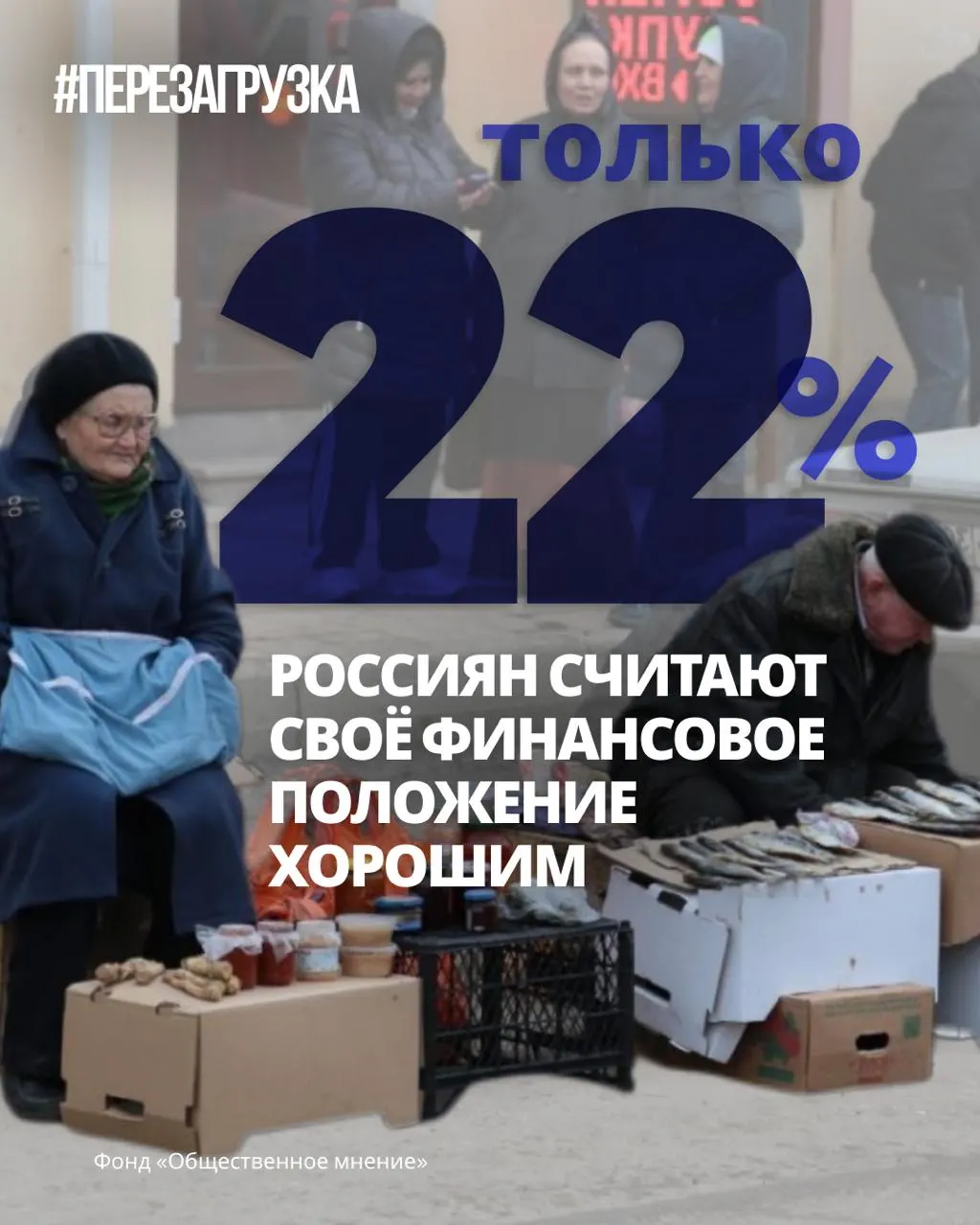 Опросы показывают снижение оптимизма и ухудшение материального положения; обсуждают будущее и кампании за мир и свободу.