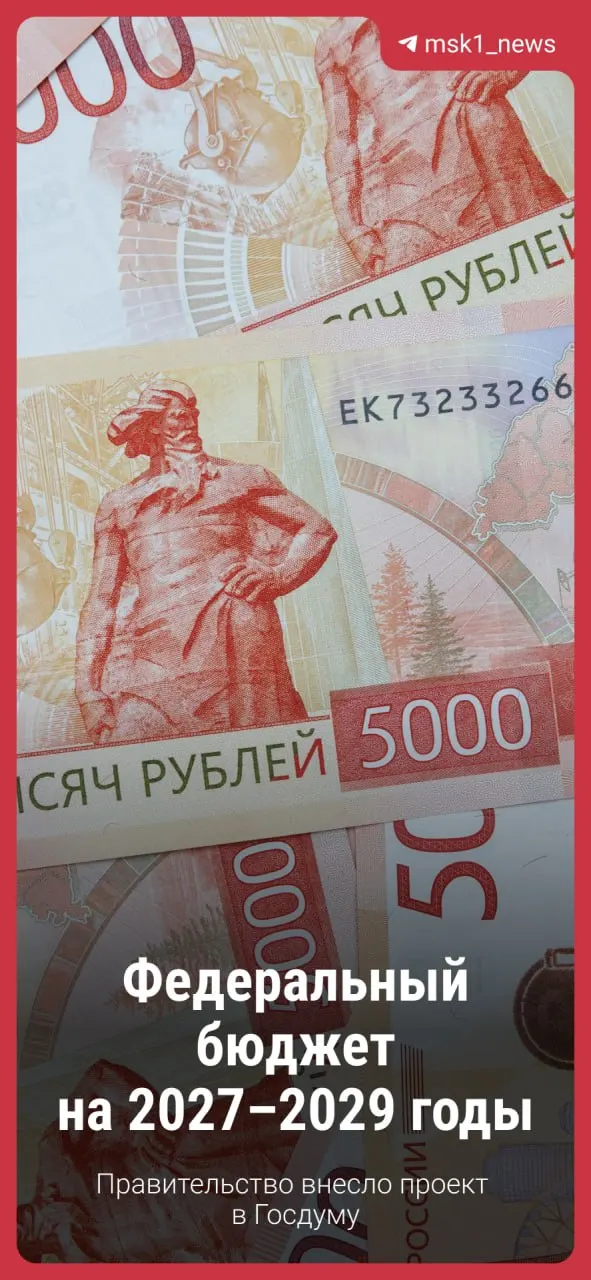 Правительство внесло в Госдуму проект бюджета на указанный период; обсуждения продолжатся, но ключевые принципы обычно сохраняются.